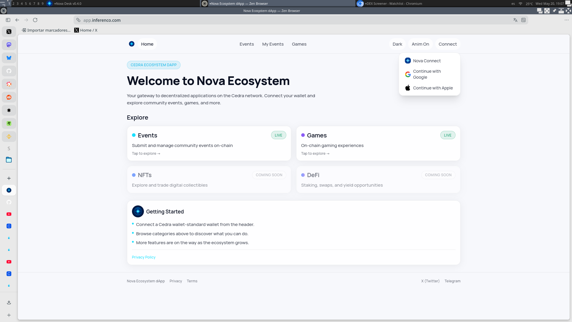 Nova Connect Screenshot